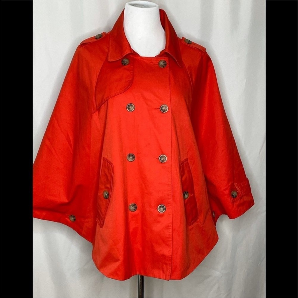 Forever 21 Red Poncho Womens Sz Small